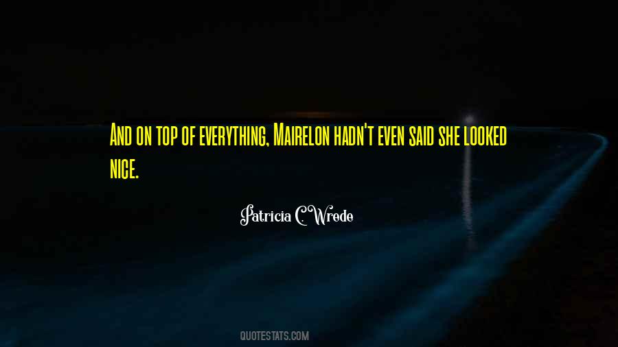 Quotes About Mairelon #596295