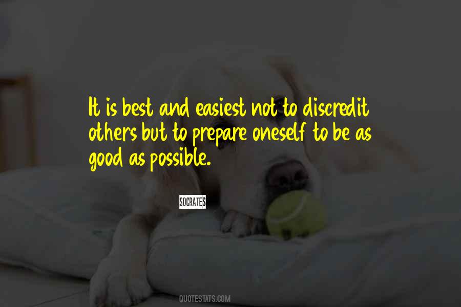 Discredit You Quotes #865270