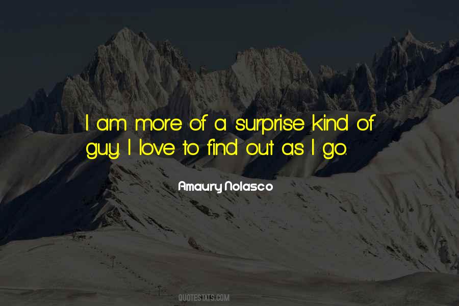 Best Surprise Love Quotes #403167
