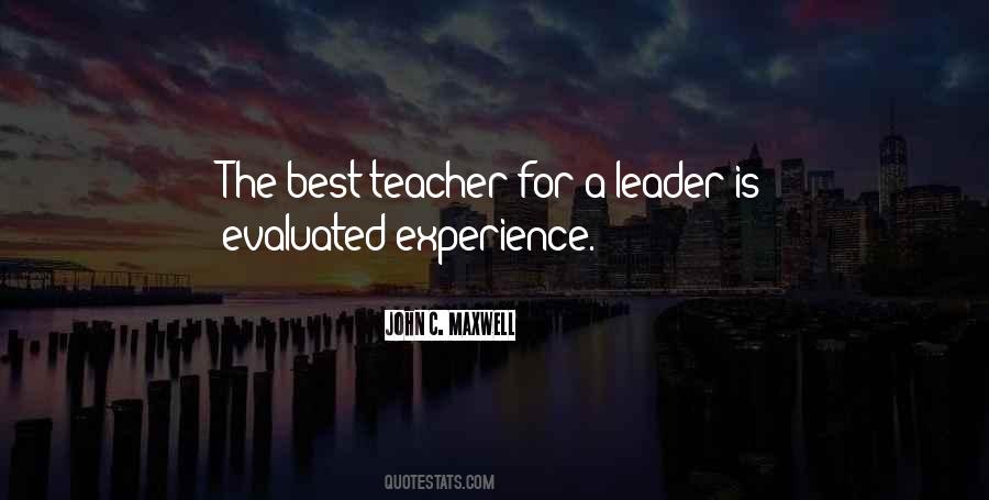 Best Teacher Quotes #1269284