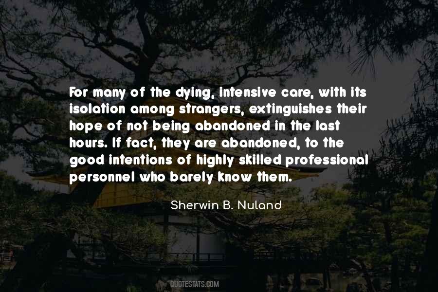 Intensive Care Quotes #1075736