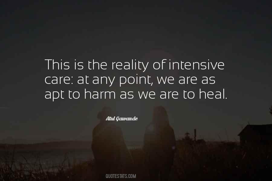 Intensive Care Quotes #112426