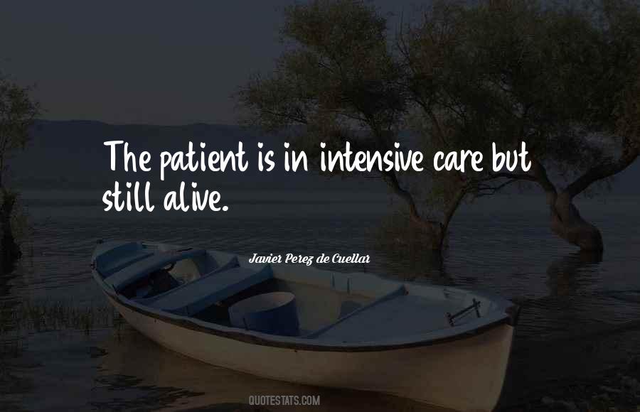 Intensive Care Quotes #636036