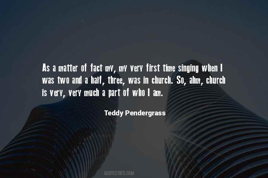 Best Teddy Pendergrass Quotes #464187