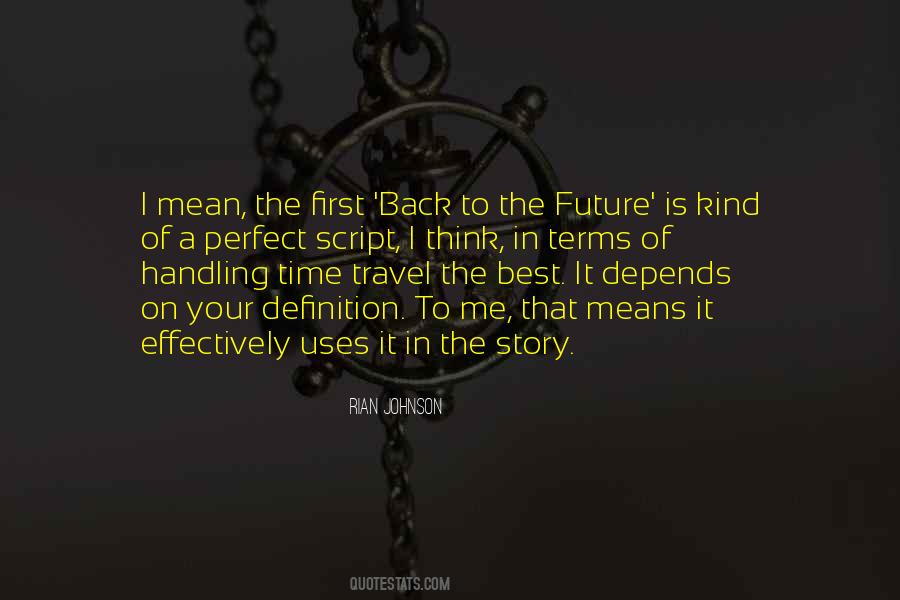 Best Time Travel Quotes #498315