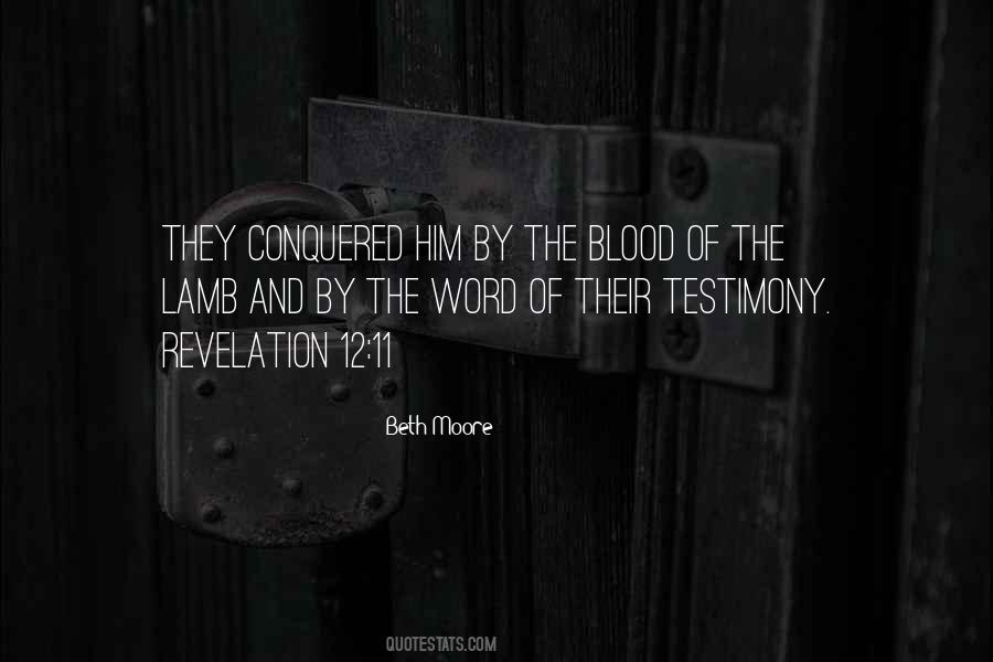 Blood Of The Lamb Quotes #591766