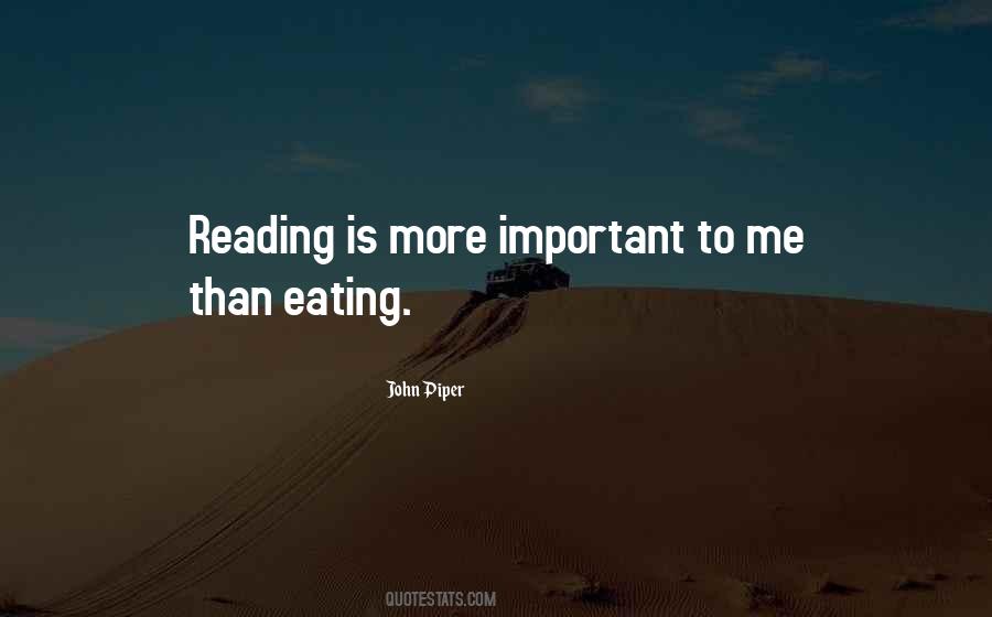 Eating Reading Quotes #1249914