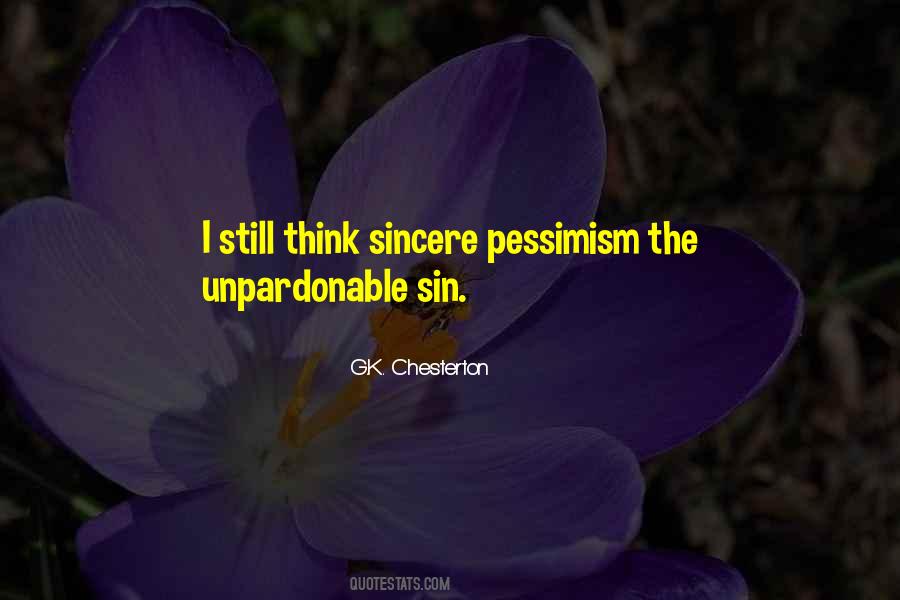 Unpardonable Sin Quotes #1830370