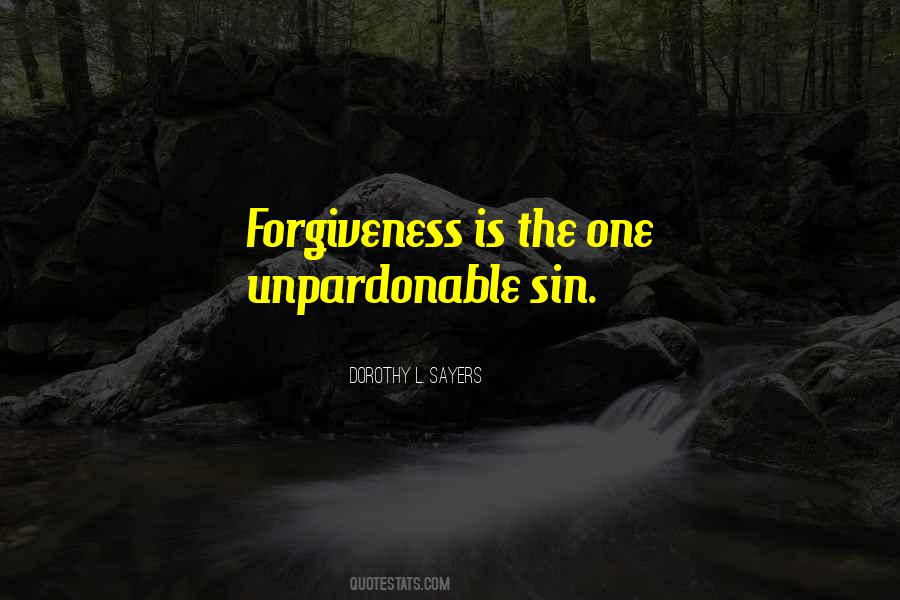 Unpardonable Sin Quotes #1878956