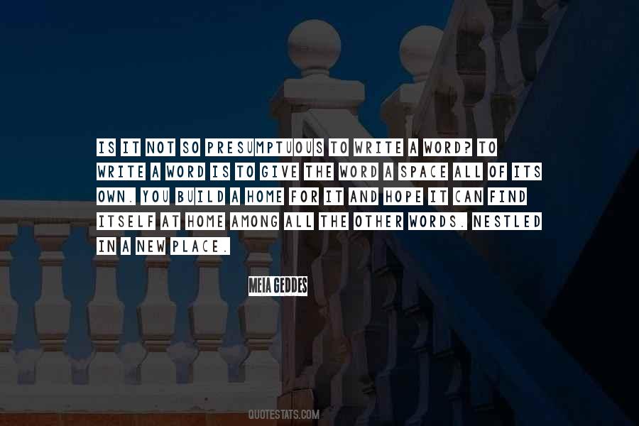 Build A Home Quotes #1029011