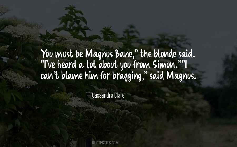 Quotes About Magnus #241960