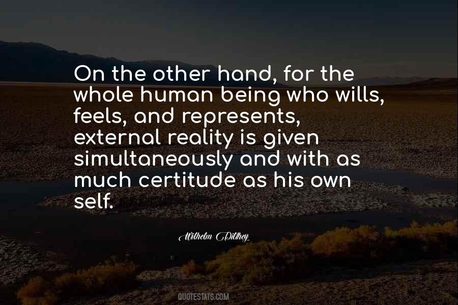 Dilthey Wilhelm Quotes #533908