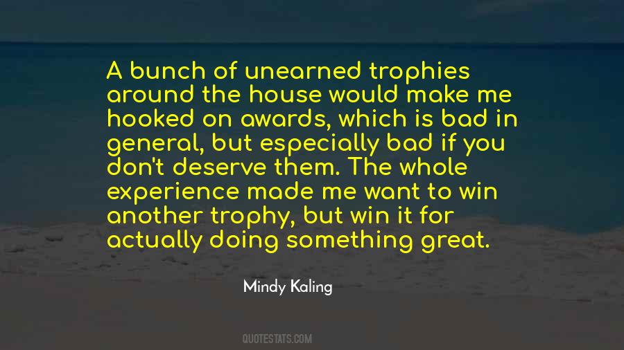 Best Trophy Quotes #252687