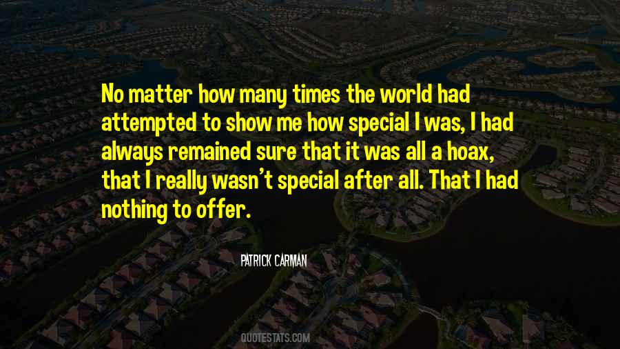 Special Times Quotes #1136376