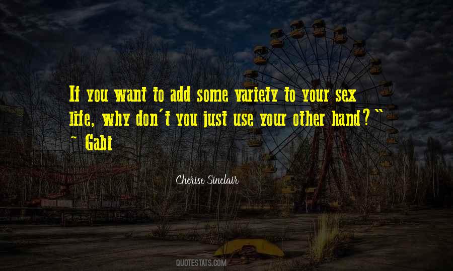 Sex Life Quotes #1562535