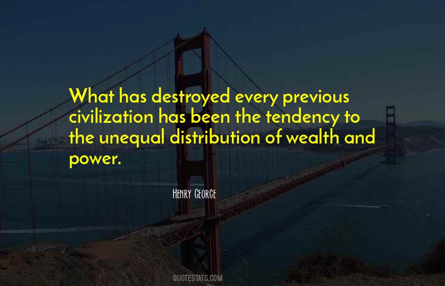 Unequal Distribution Quotes #334280