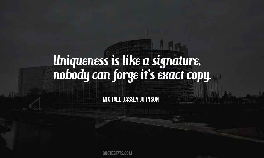 You Are Unique No A Copy Quotes #938061