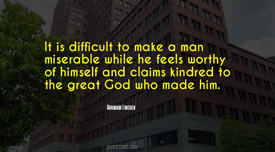 Man Made Faith Quotes #92351