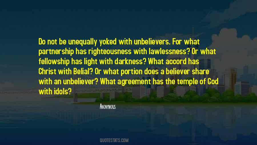 When You Are Unequally Yoked Quotes #1572227
