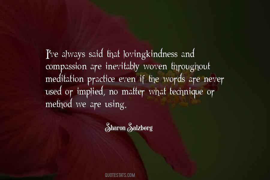 Lovingkindness Sharon Quotes #1082540