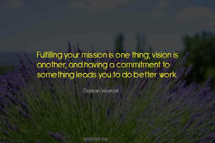 Best Vision And Mission Quotes #646223