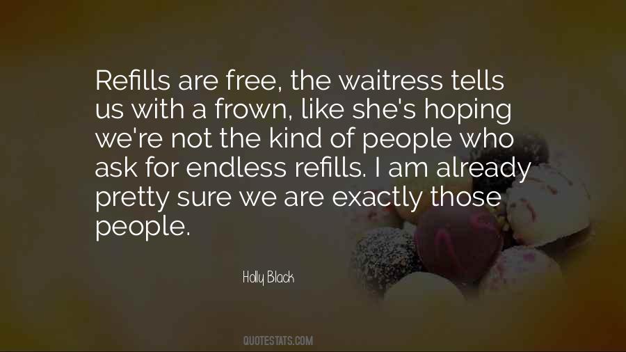 Best Waitress Quotes #163690