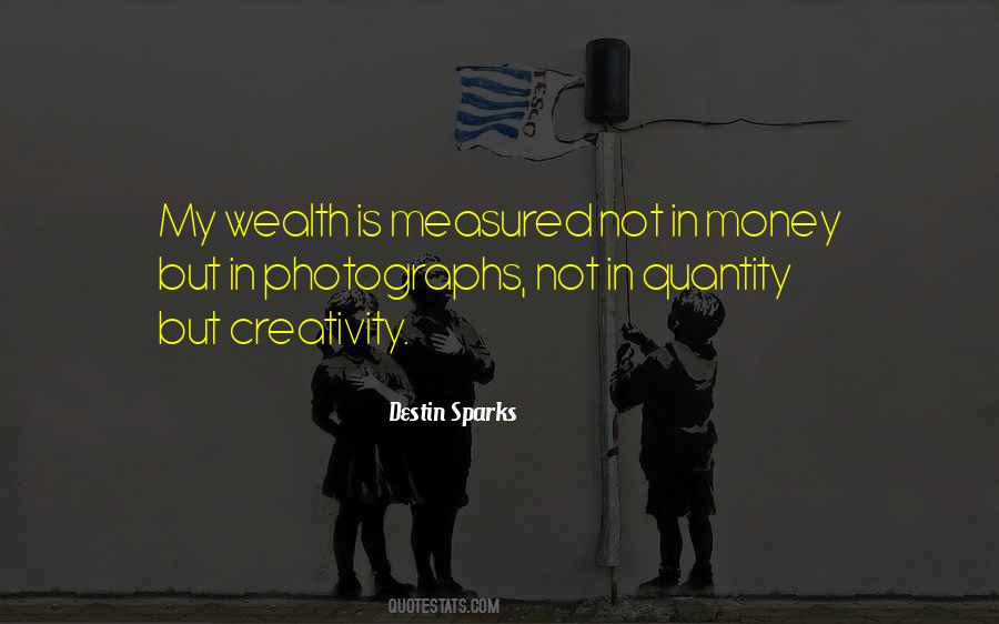Wealth Is Not Measured Quotes #1741924