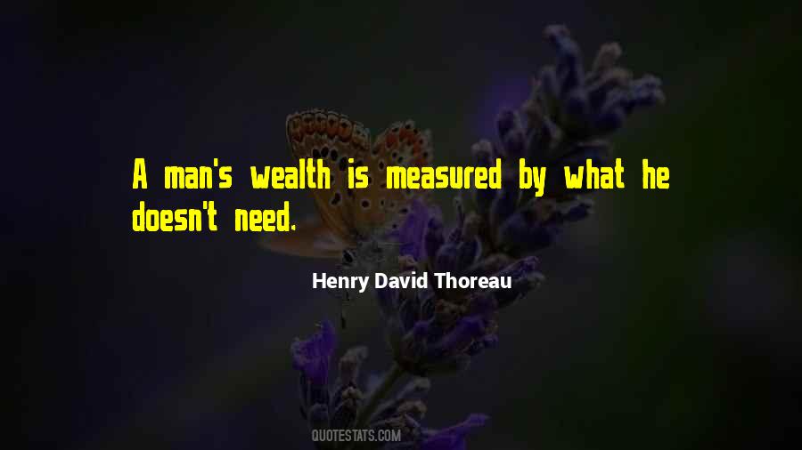 Wealth Is Not Measured Quotes #884114