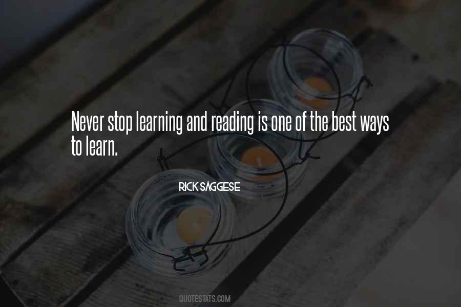 Best Ways To Learn Quotes #1431984