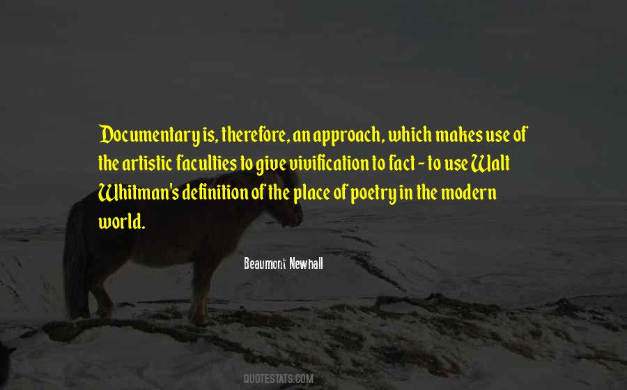 Definition Of Poetry Quotes #1784070