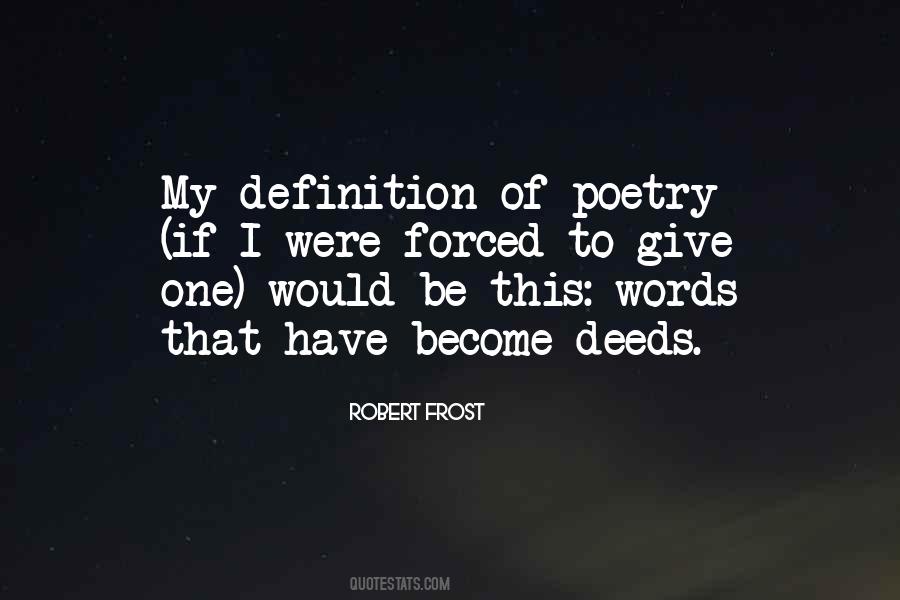 Definition Of Poetry Quotes #760709