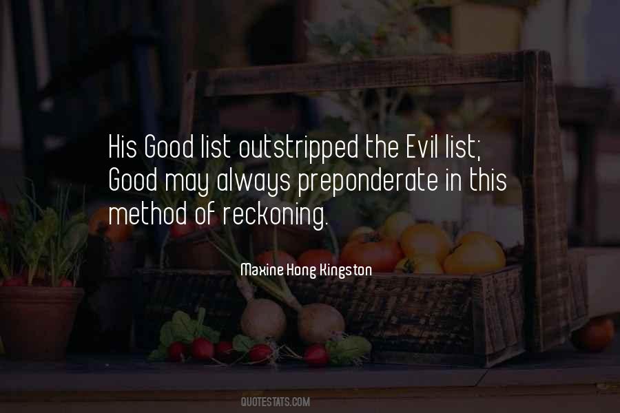 The Evil Quotes #1303552