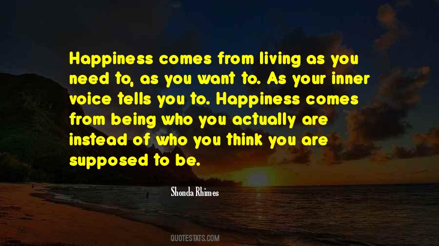 Think Happiness Quotes #106521