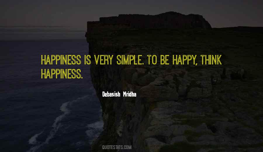 Think Happiness Quotes #1110541