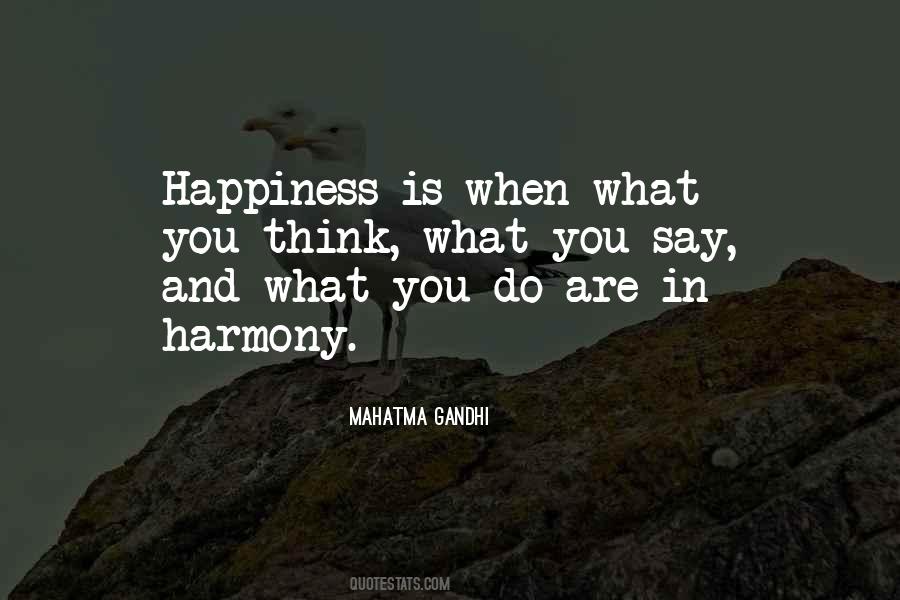 Think Happiness Quotes #41410