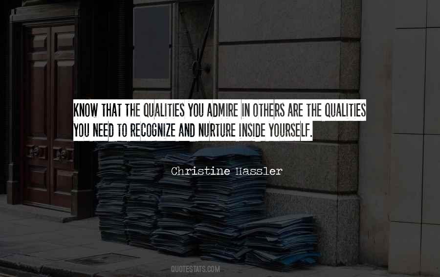 Admire Yourself Quotes #1370022