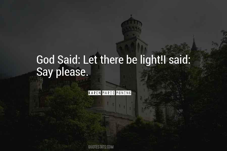 God Said Quotes #1406724
