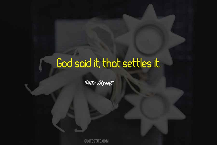 God Said Quotes #339131