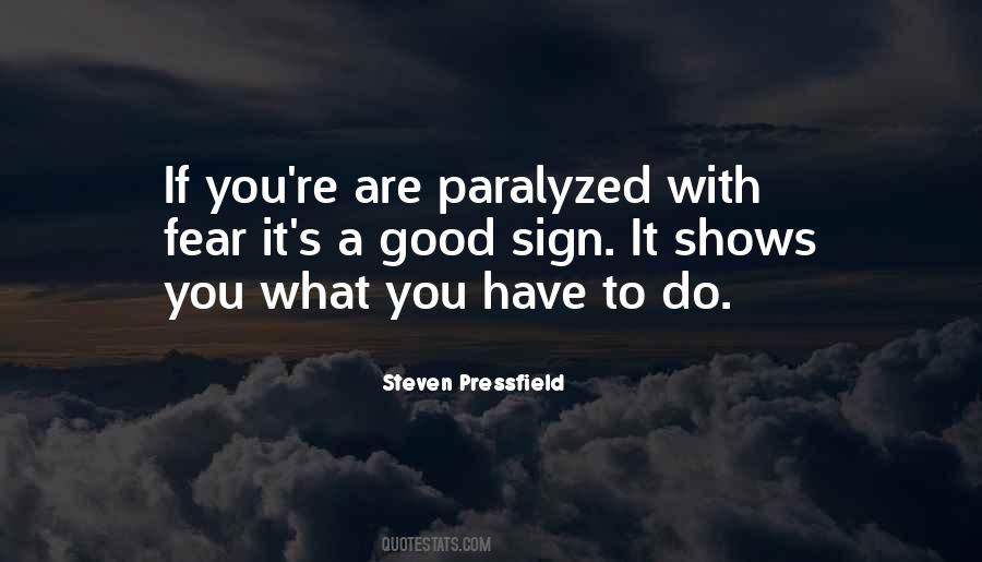 Good Sign Quotes #1720981