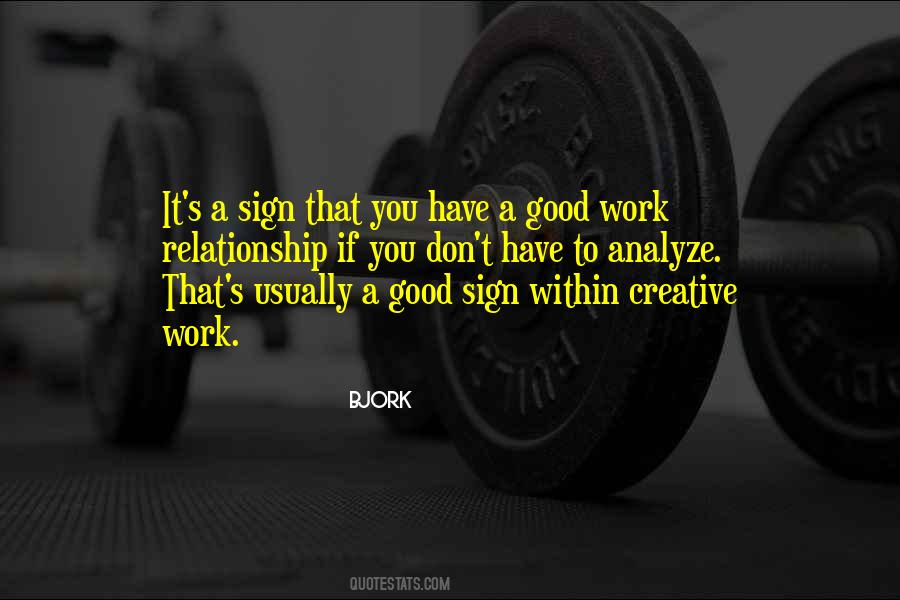 Good Sign Quotes #443532