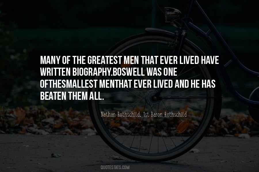 The Greatest Man Quotes #157978