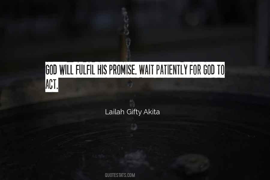 Fulfil Your Promise Quotes #236655
