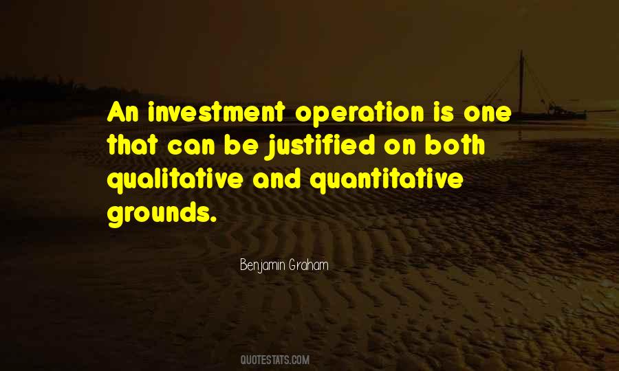 Quantitative Versus Qualitative Quotes #1093360