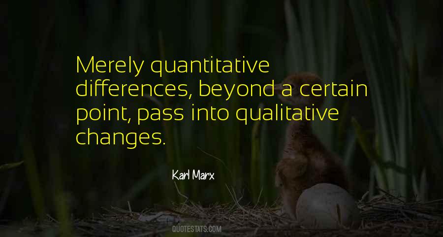 Quantitative Versus Qualitative Quotes #237742