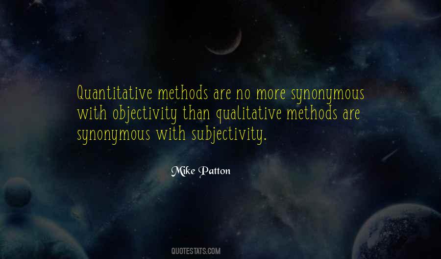 Quantitative Versus Qualitative Quotes #934186