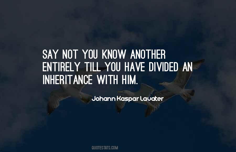 Johann Lavater Quotes #721049