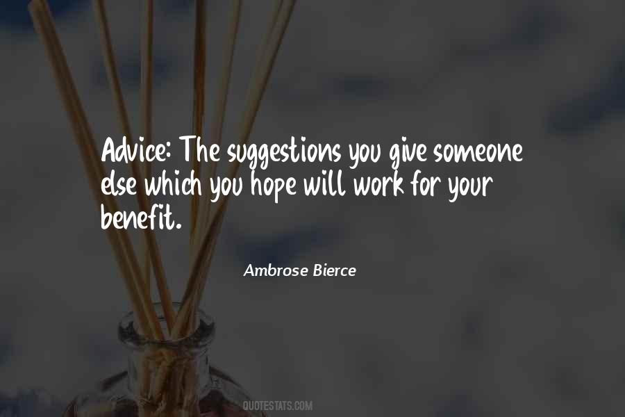 Best Work Advice Quotes #213590