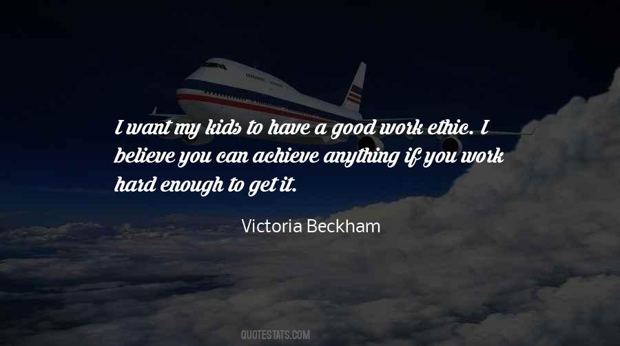Best Work Ethic Quotes #39034