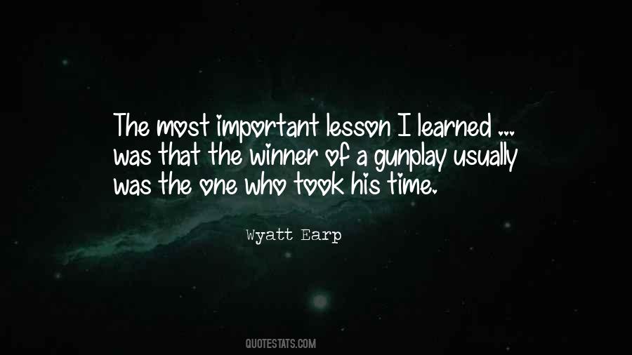 Best Wyatt Earp Quotes #1548697
