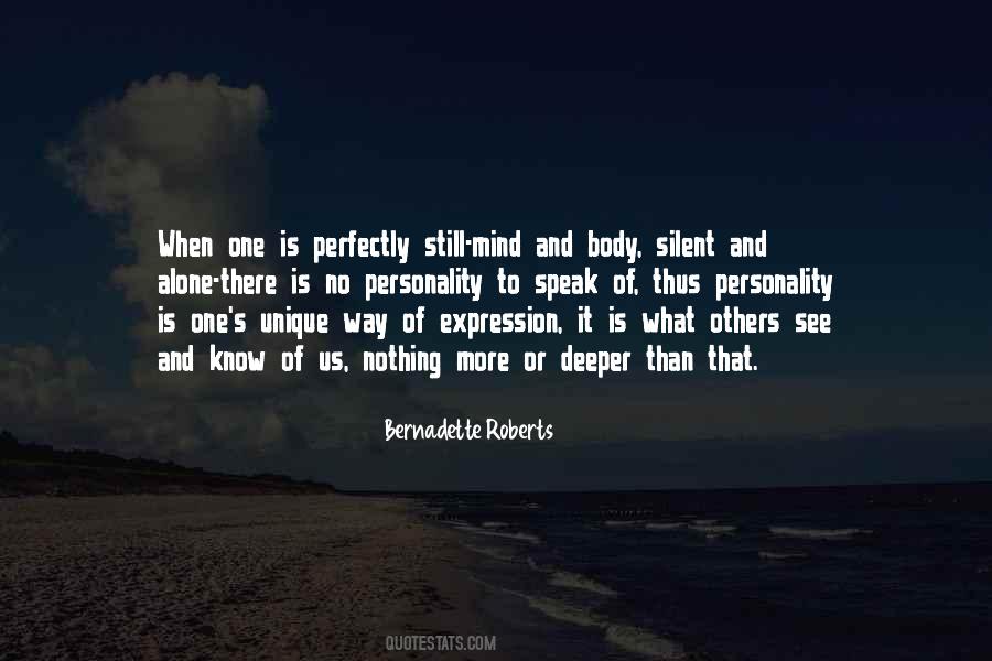 Still And Silent Quotes #28796